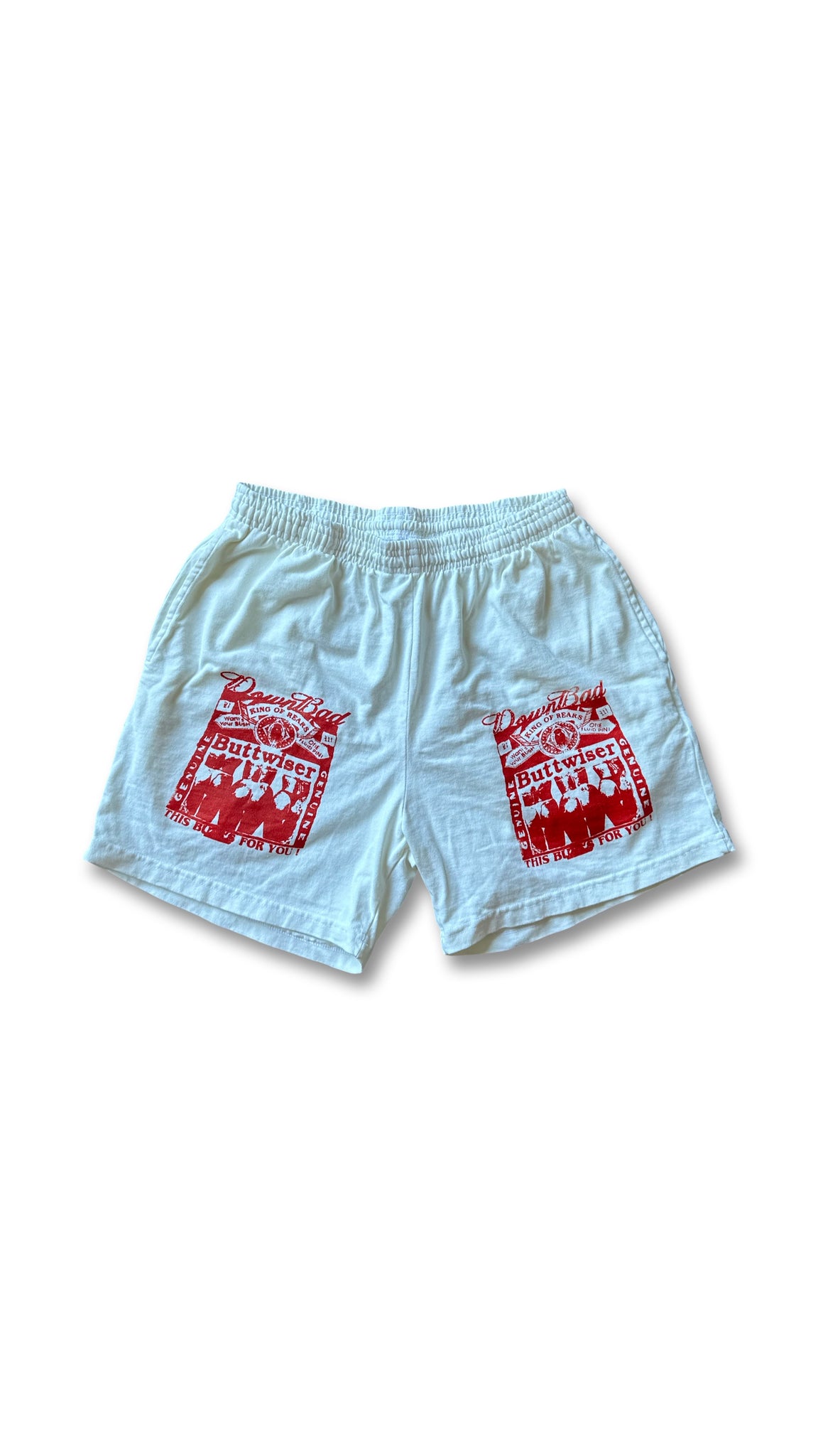 DOWN BAD. 4th Of July Buttweiser Parody Shorts