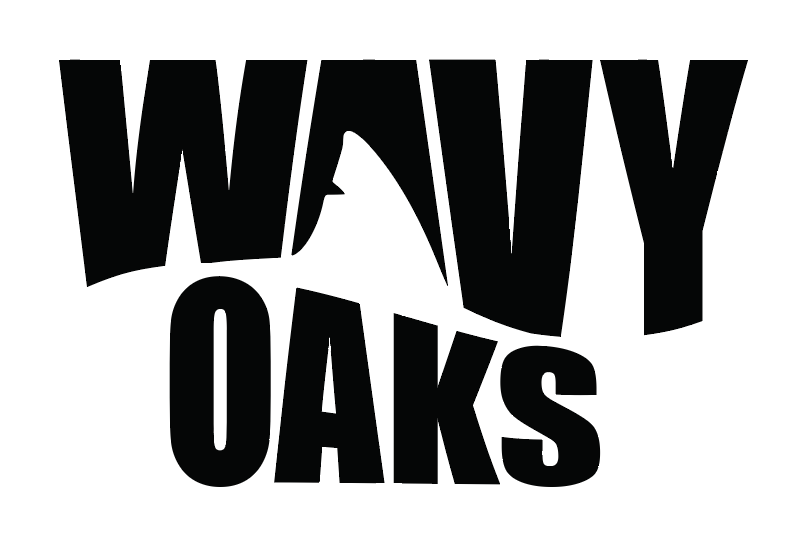 WAVYOAKS WOCO Parody Wordmark Logo