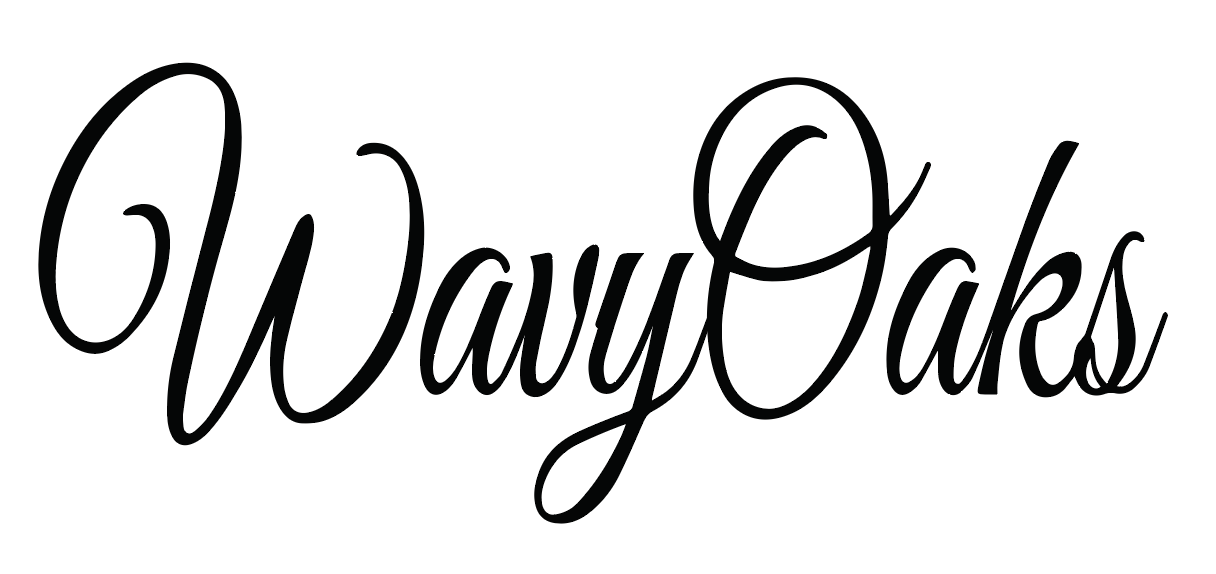 WAVYOAKS Script Wordmark Logo