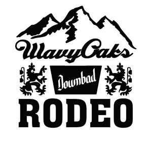 WAVYOAKS DOWN BAD. Rodeo Logo