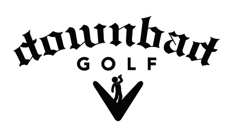 WAVYOAKS DOWN BAD. Golf Meme Logo