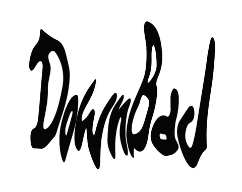 WAVYOAKS DOWN BAD. Handwriting Logo