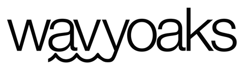 WAVYOAKS Wave Wordmark Logo