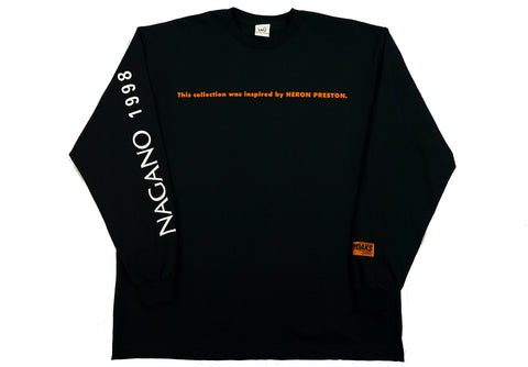 WAVYOAKS® "HERON PRESTON" Long Sleeve [black]