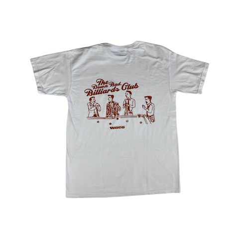 DOWN BAD. Billiards Club White